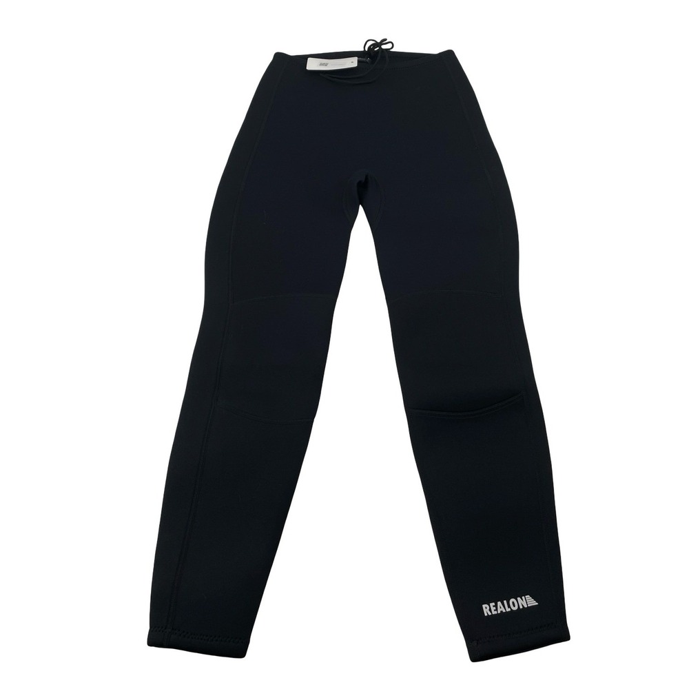 REALON Mens Wetsuit Pants Neoprene Surfing Diving Black Large